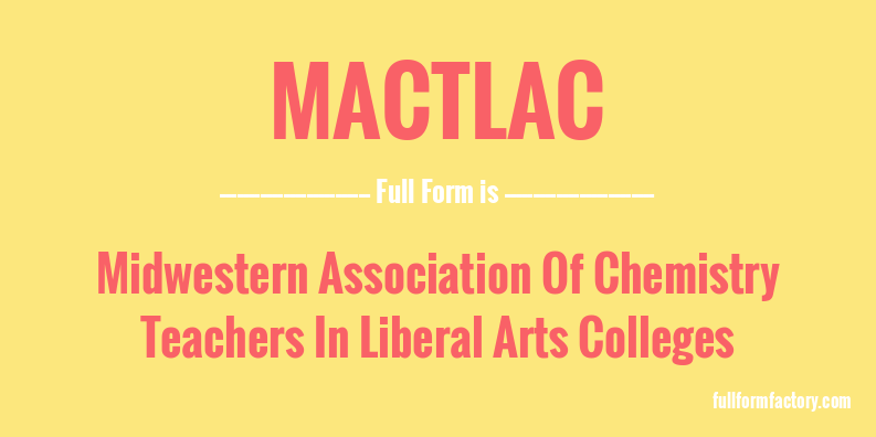 mactlac-full-form
