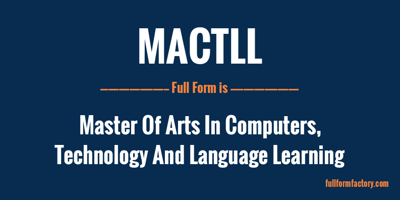 mactll-full-form