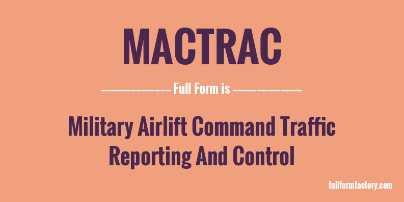 mactrac-full-form