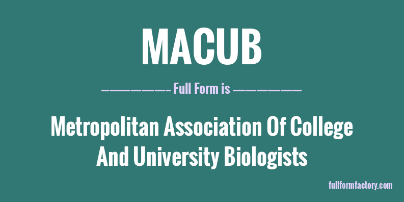 macub-full-form