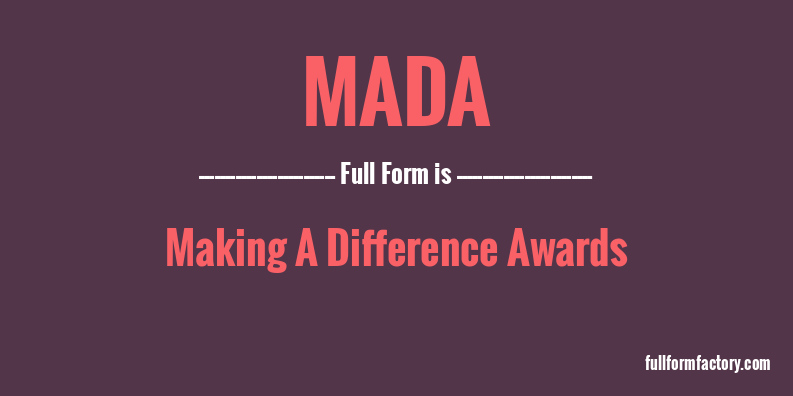 mada-full-form