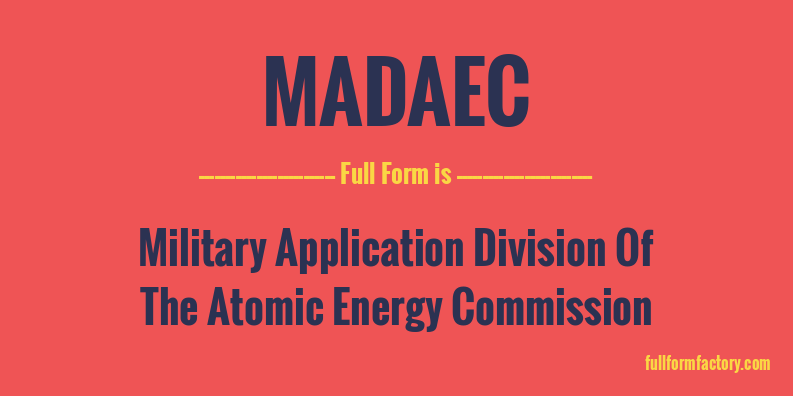 madaec-full-form