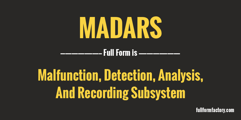 madars-full-form