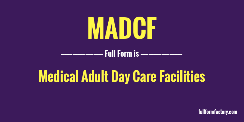 madcf-full-form