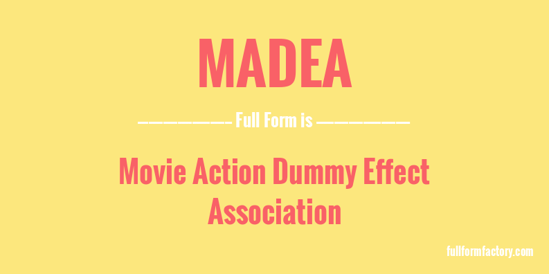 madea-full-form