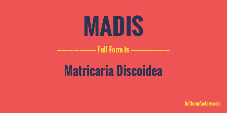madis-full-form