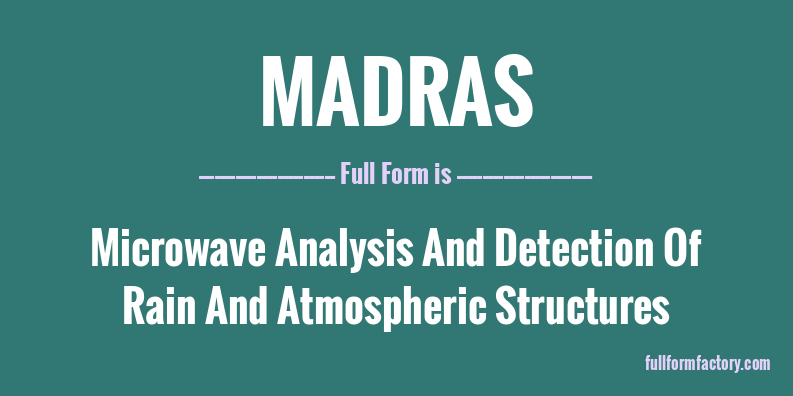 madras-full-form