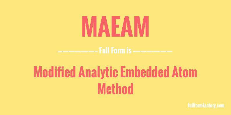 maeam-full-form