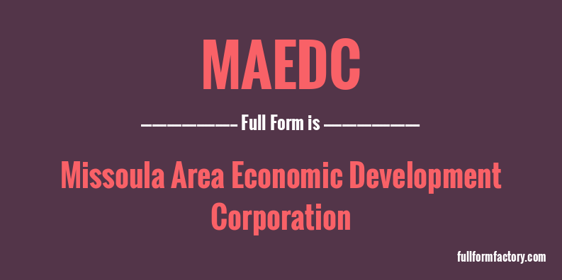 maedc-full-form