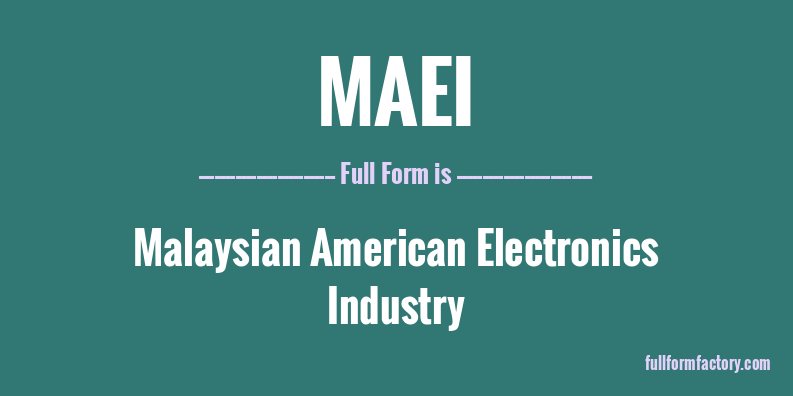 maei-full-form