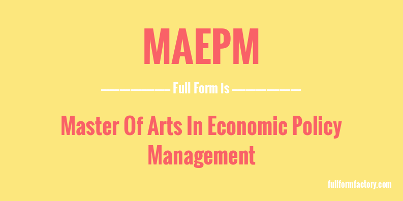 maepm-full-form