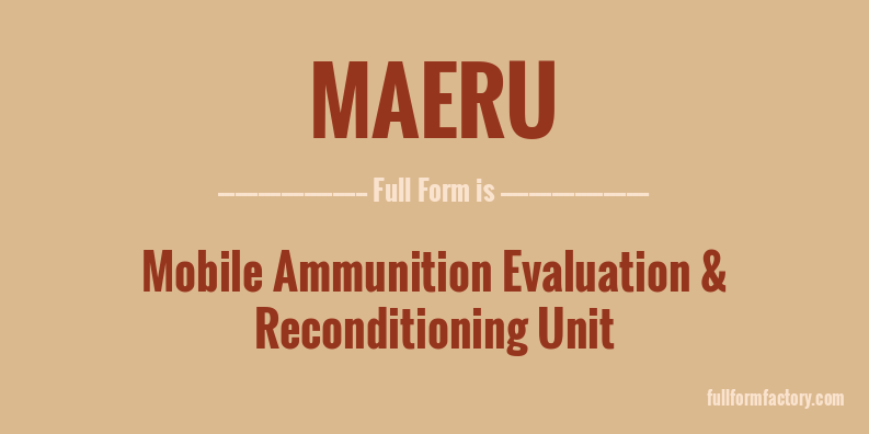 maeru-full-form
