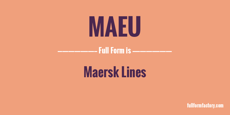 maeu-full-form