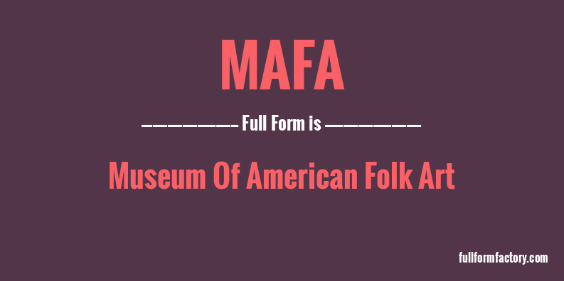 mafa-full-form