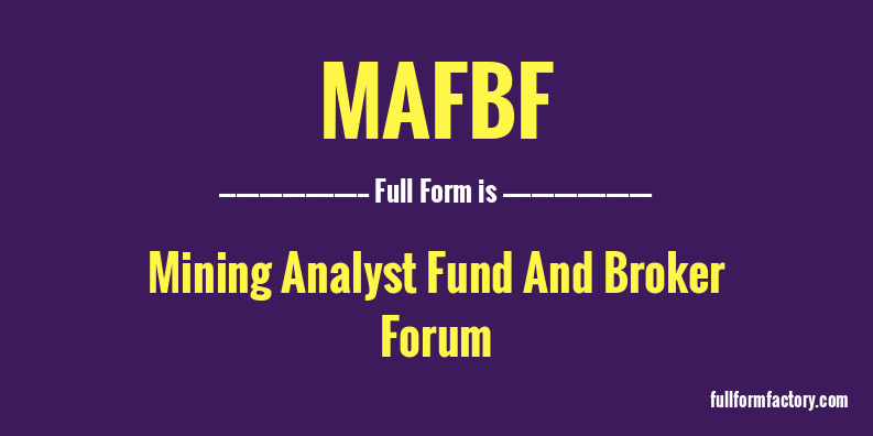 mafbf-full-form