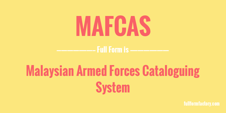 mafcas-full-form