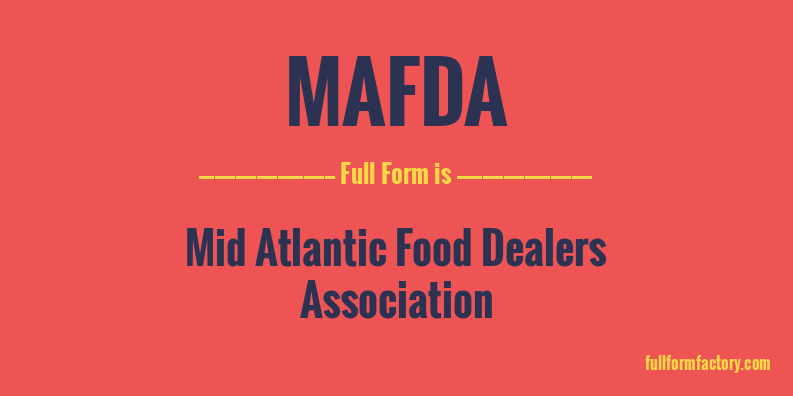 mafda-full-form