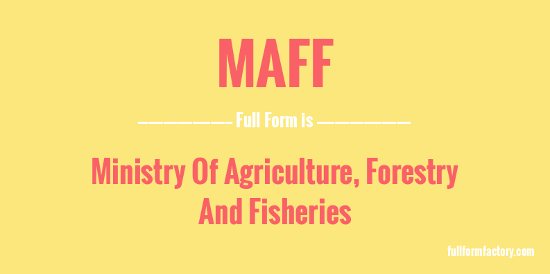 maff-full-form