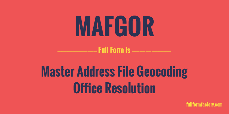 mafgor-full-form