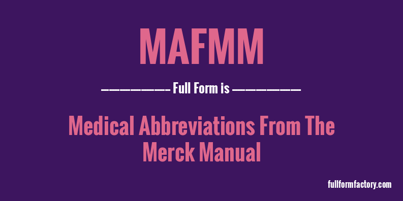 mafmm-full-form