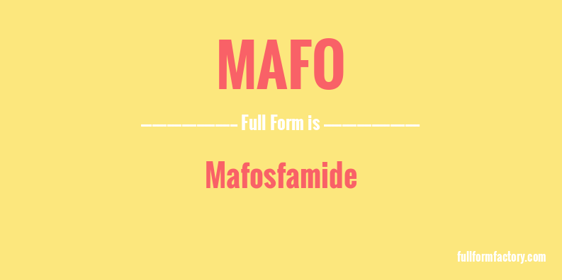 mafo-full-form