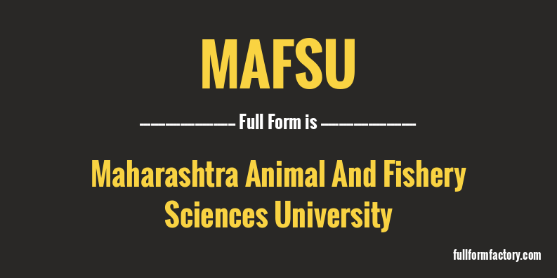 mafsu-full-form