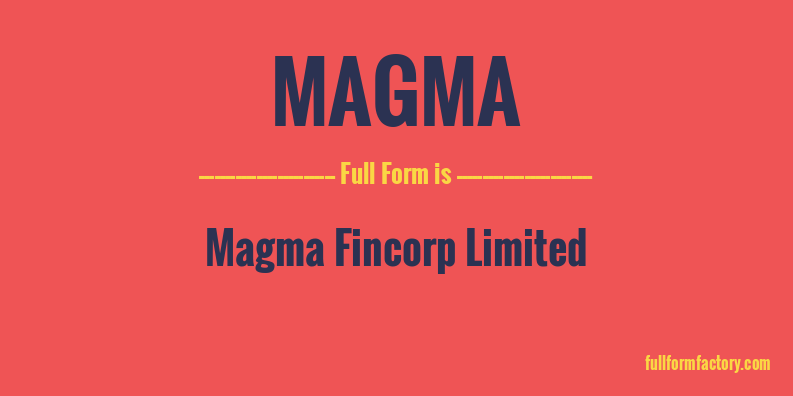 magma-full-form