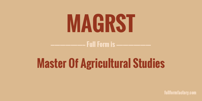 magrst-full-form