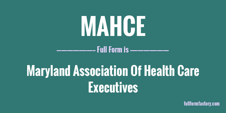 mahce-full-form