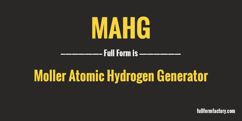 mahg-full-form