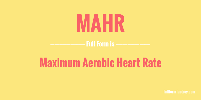 mahr-full-form