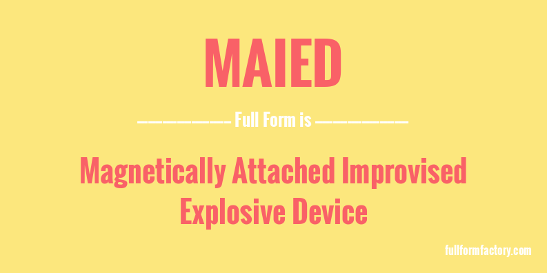 maied-full-form