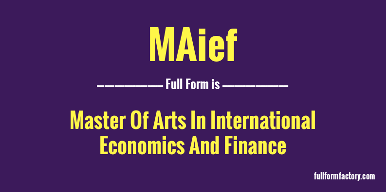 maief-full-form