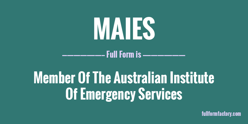 maies-full-form