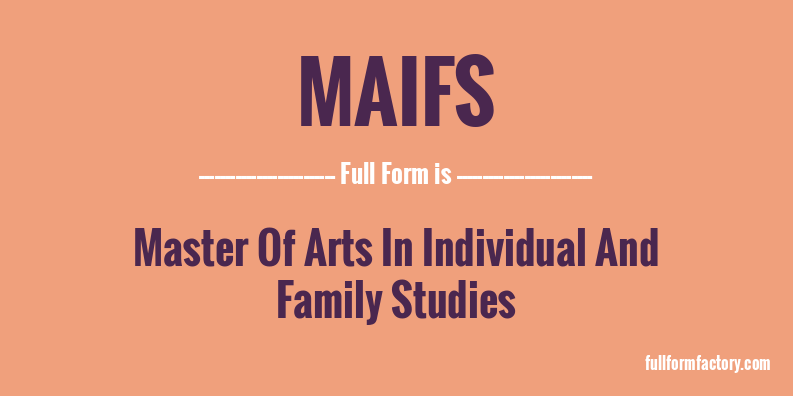 maifs-full-form