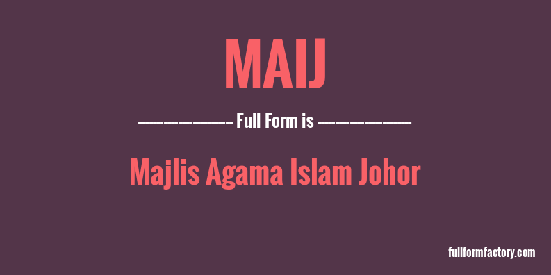 maij-full-form