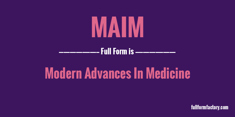 maim-full-form