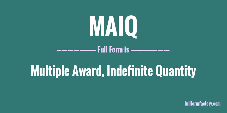 maiq-full-form