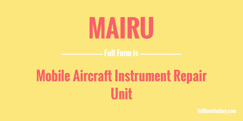 mairu-full-form