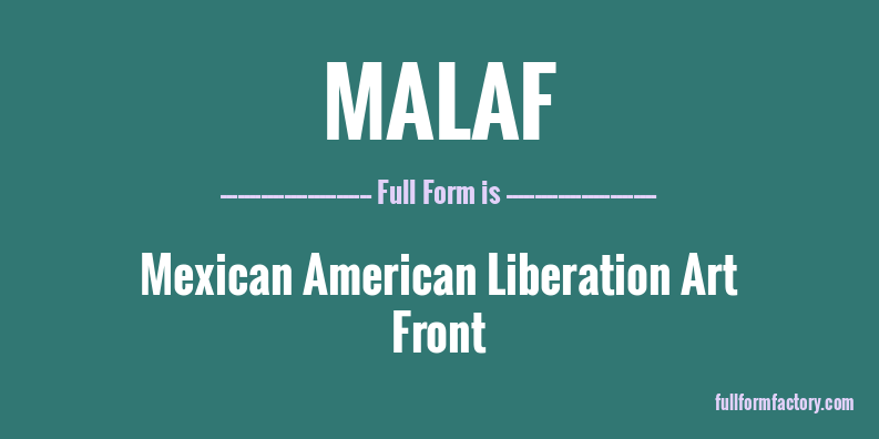 malaf-full-form