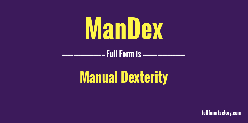 mandex-full-form