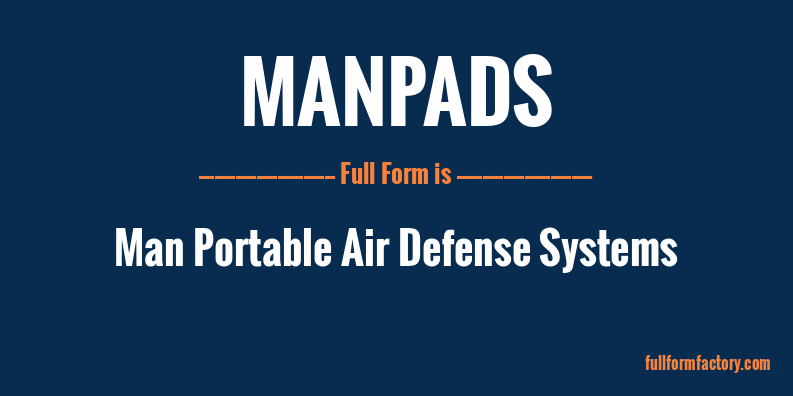 manpads-full-form