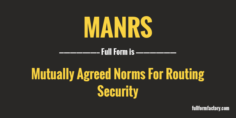 manrs-full-form
