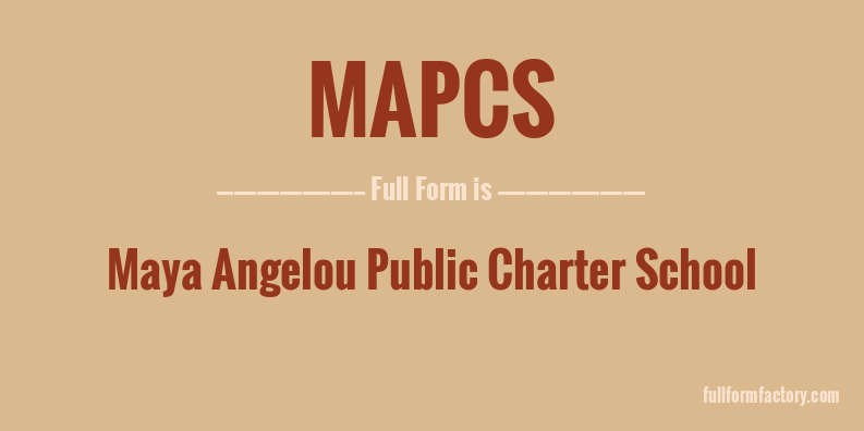 mapcs-full-form
