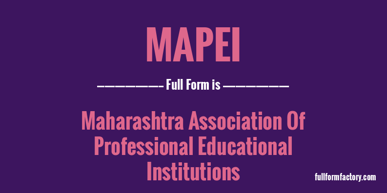 mapei-full-form