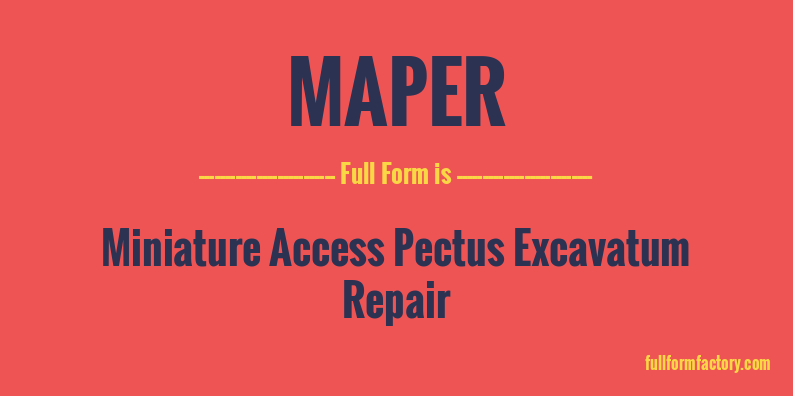 maper-full-form