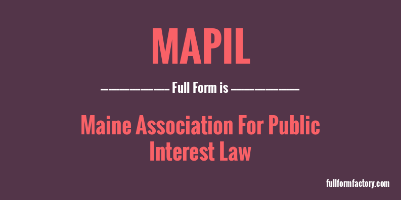mapil-full-form