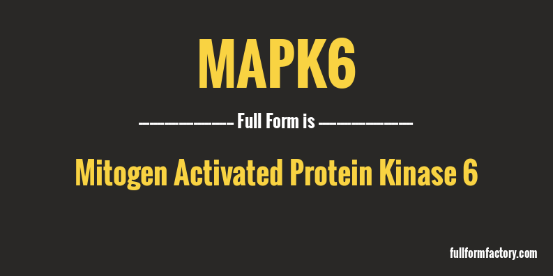 mapk6-full-form