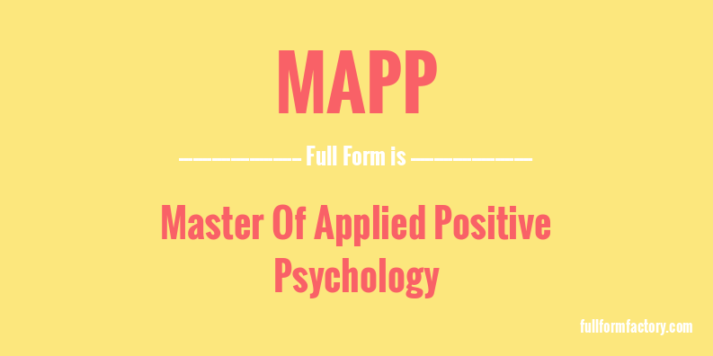 mapp-full-form