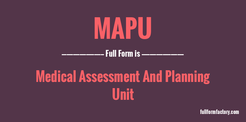 mapu-full-form